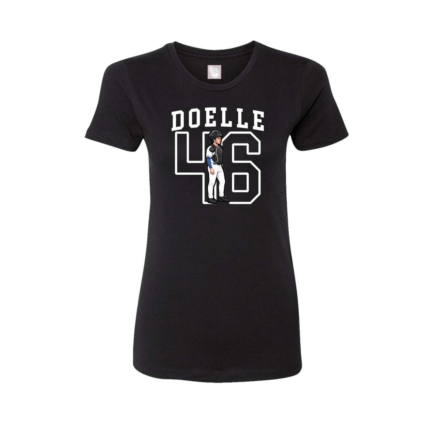Fitted Women's Tee — Shirsey in Black