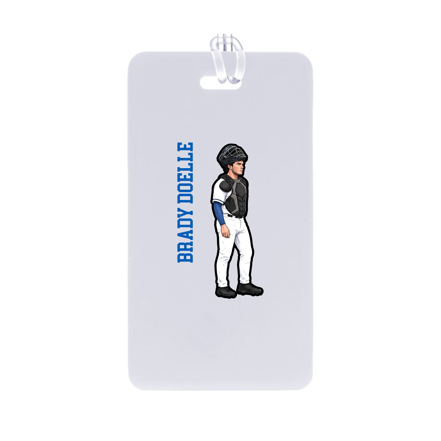 Bag Tag — Name Vertical in Classic