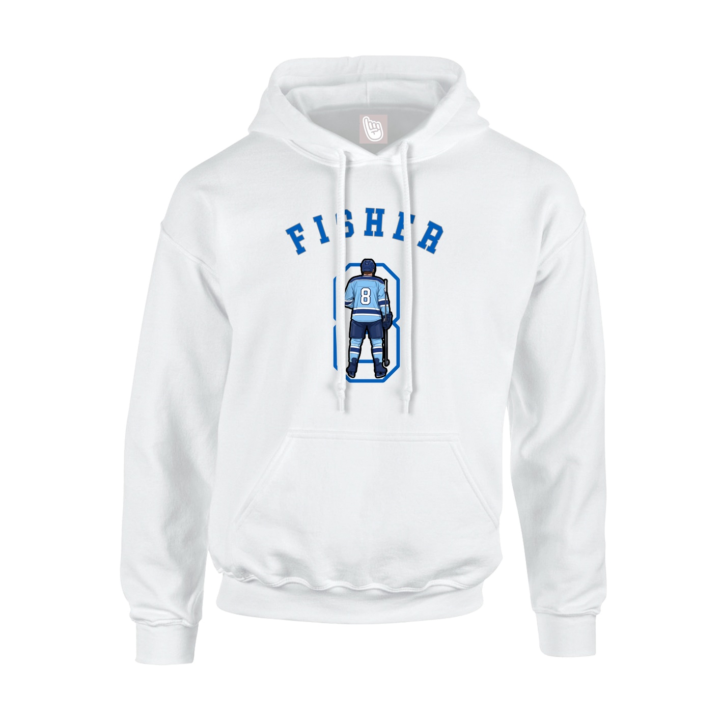 Hoodie — Shirsey Arch in White