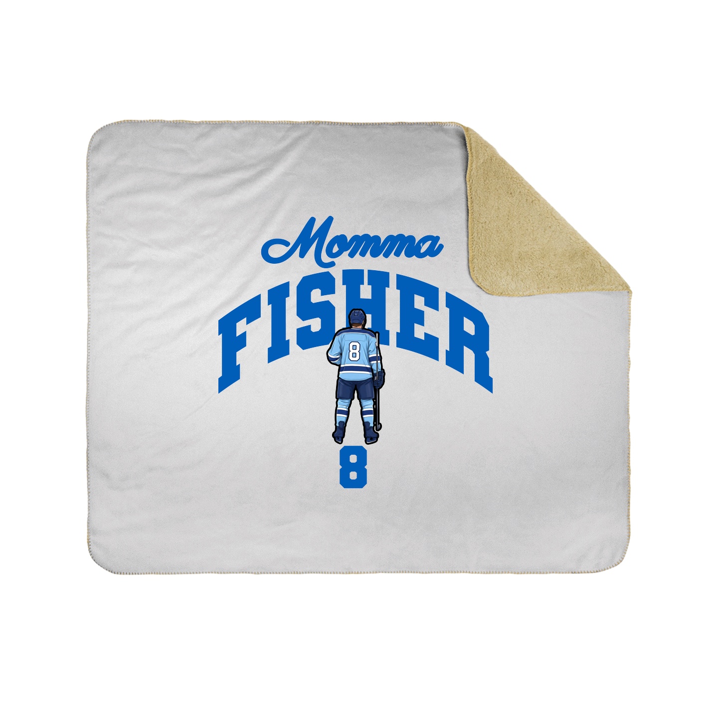 Throw Blanket — Mothers Day Arch in White