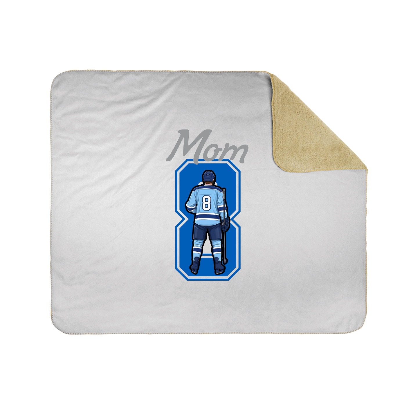 Throw Blanket — Mothers Day Shirsey in White