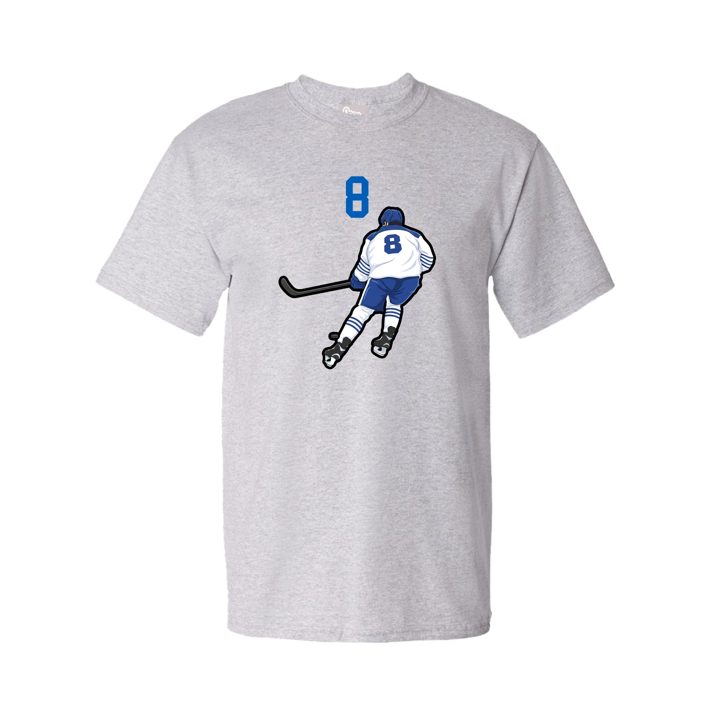 Youth Tee — Number Top in Grey