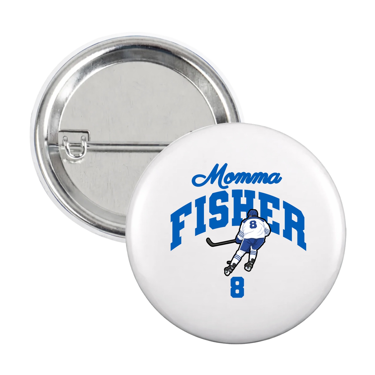 Game Day Button — Mothers Day Arch in White