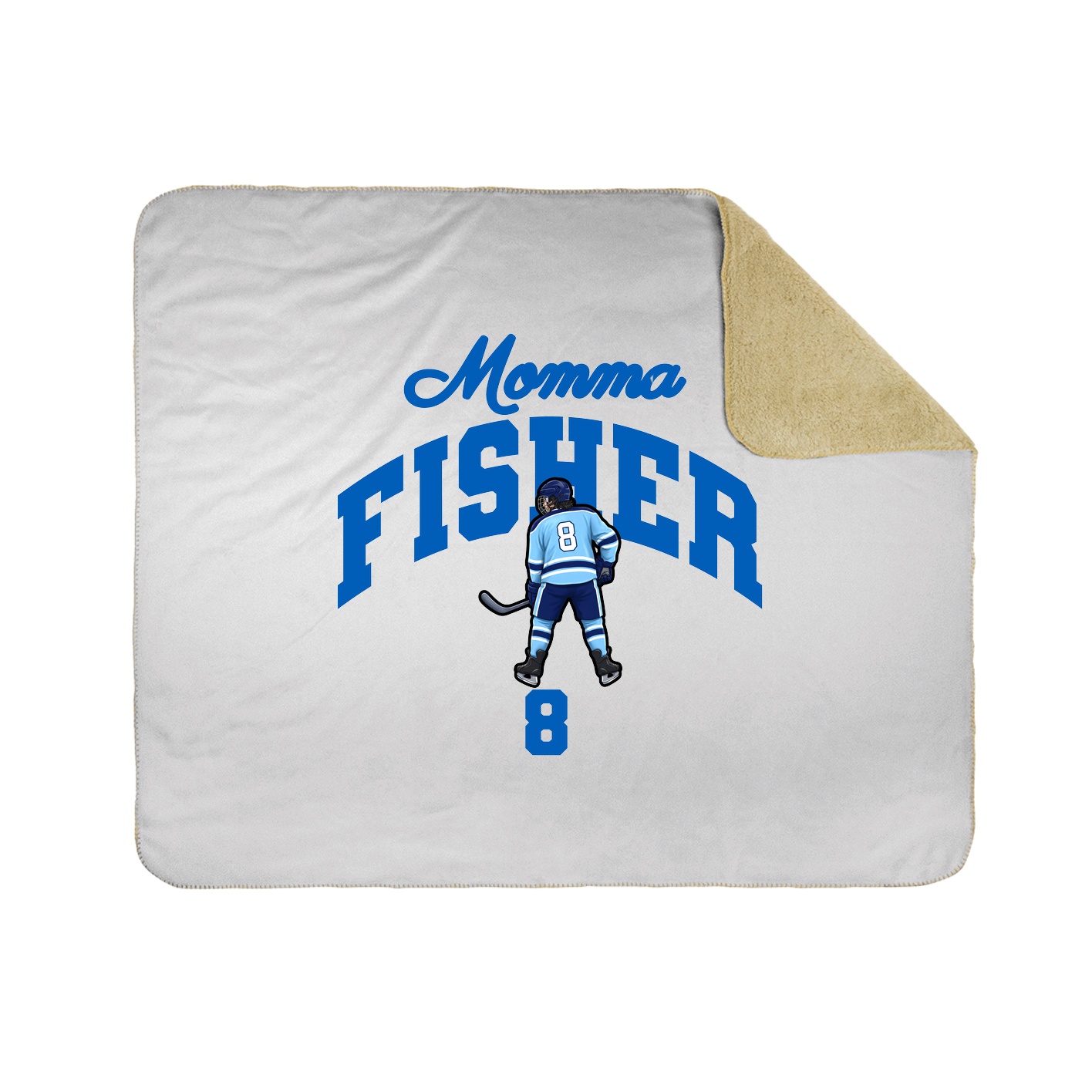 Throw Blanket — Mothers Day Arch in White