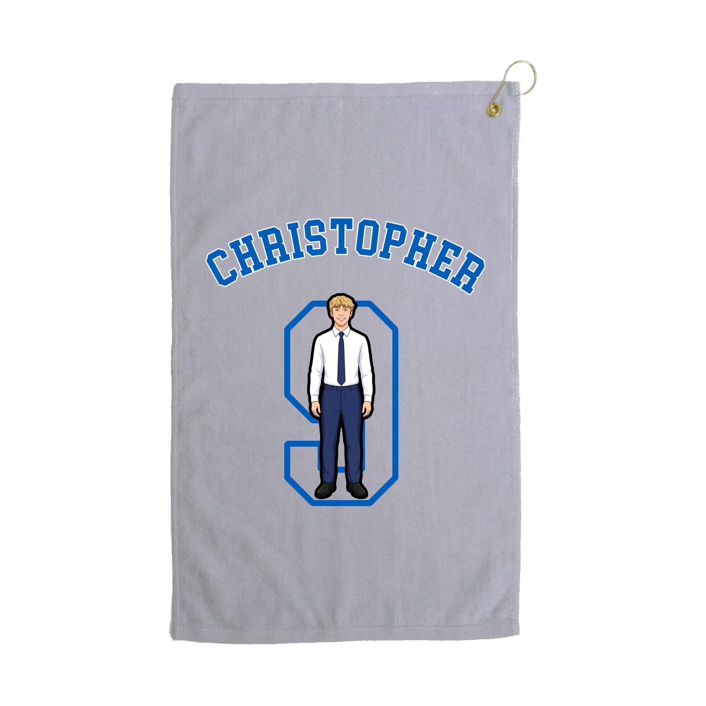 Golf Towel — Shirsey Arch in Grey