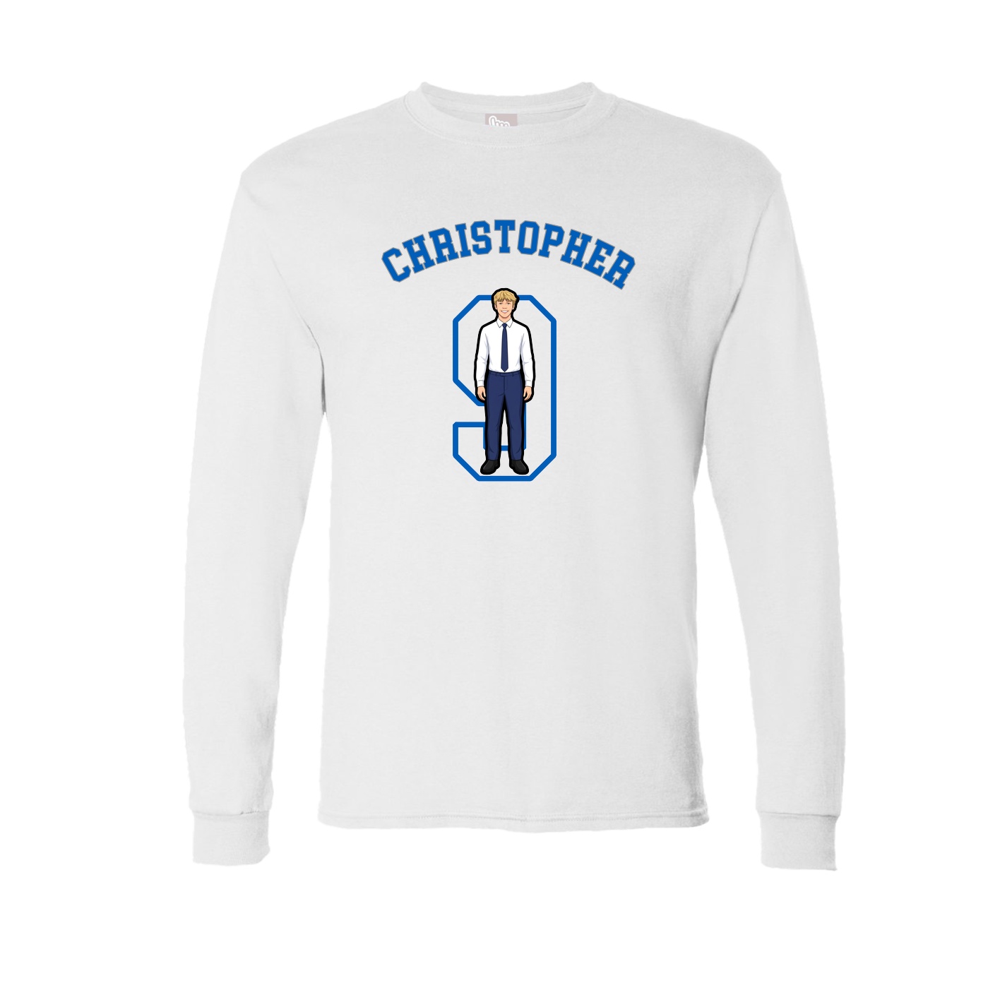 Long Sleeve Tee — Shirsey Arch in White