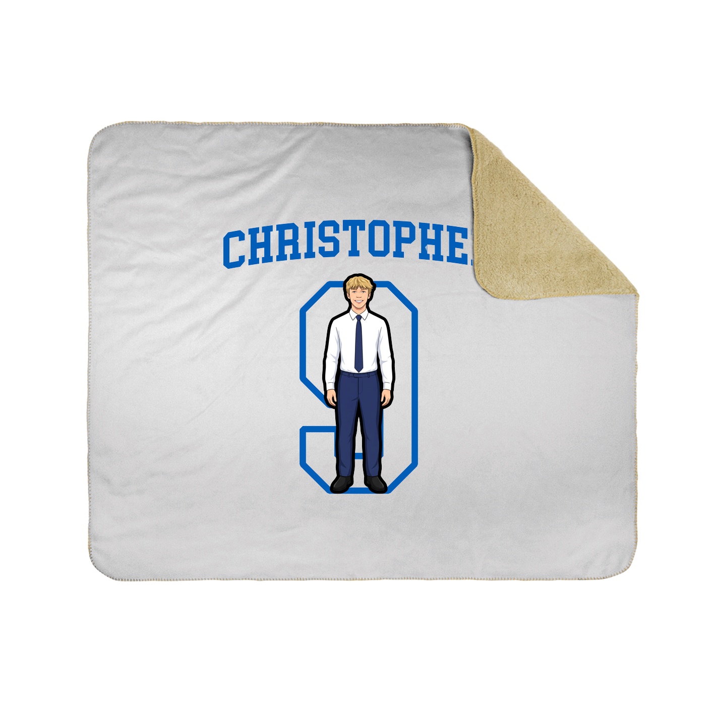 Throw Blanket — Shirsey in White