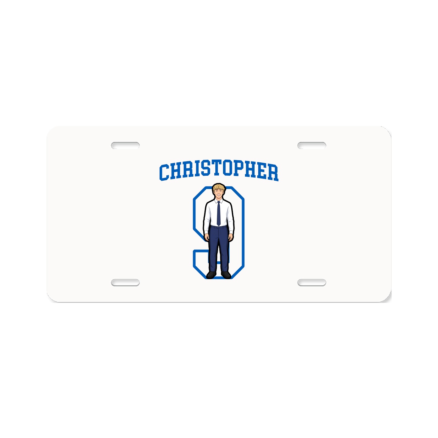 License Plate — Shirsey in Classic