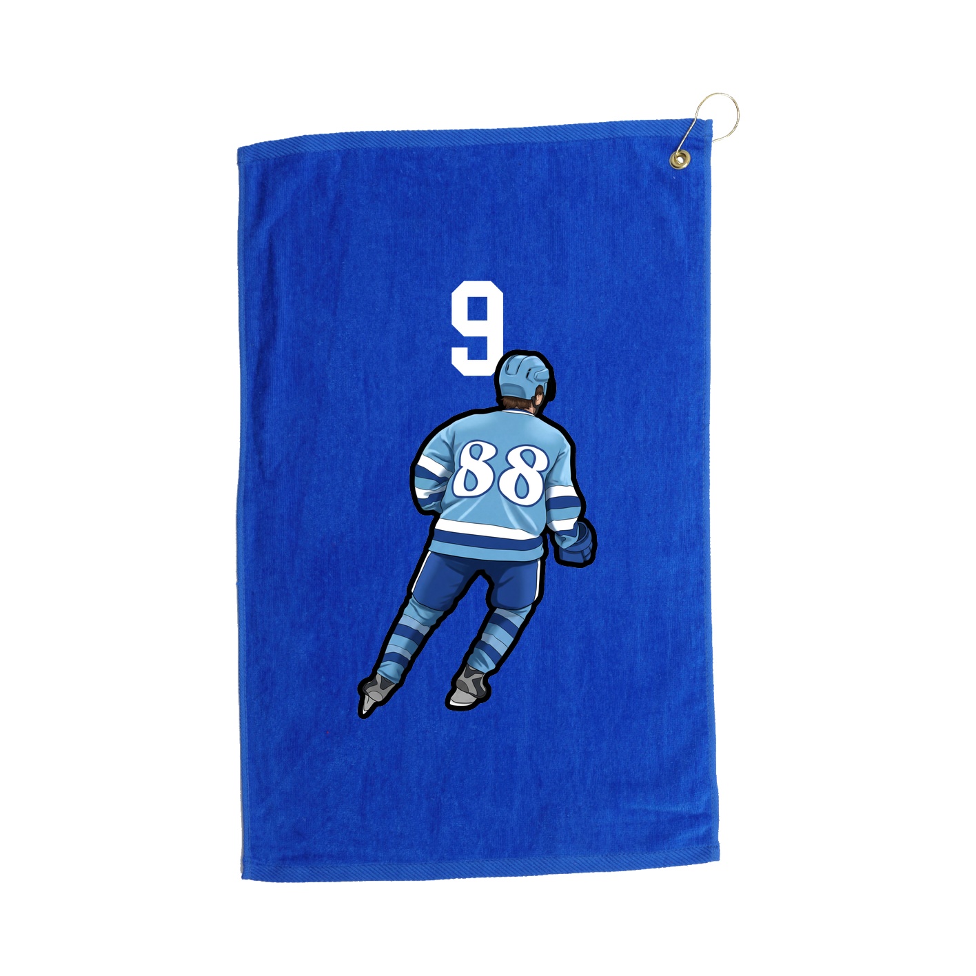 Golf Towel — Number Top in Royal