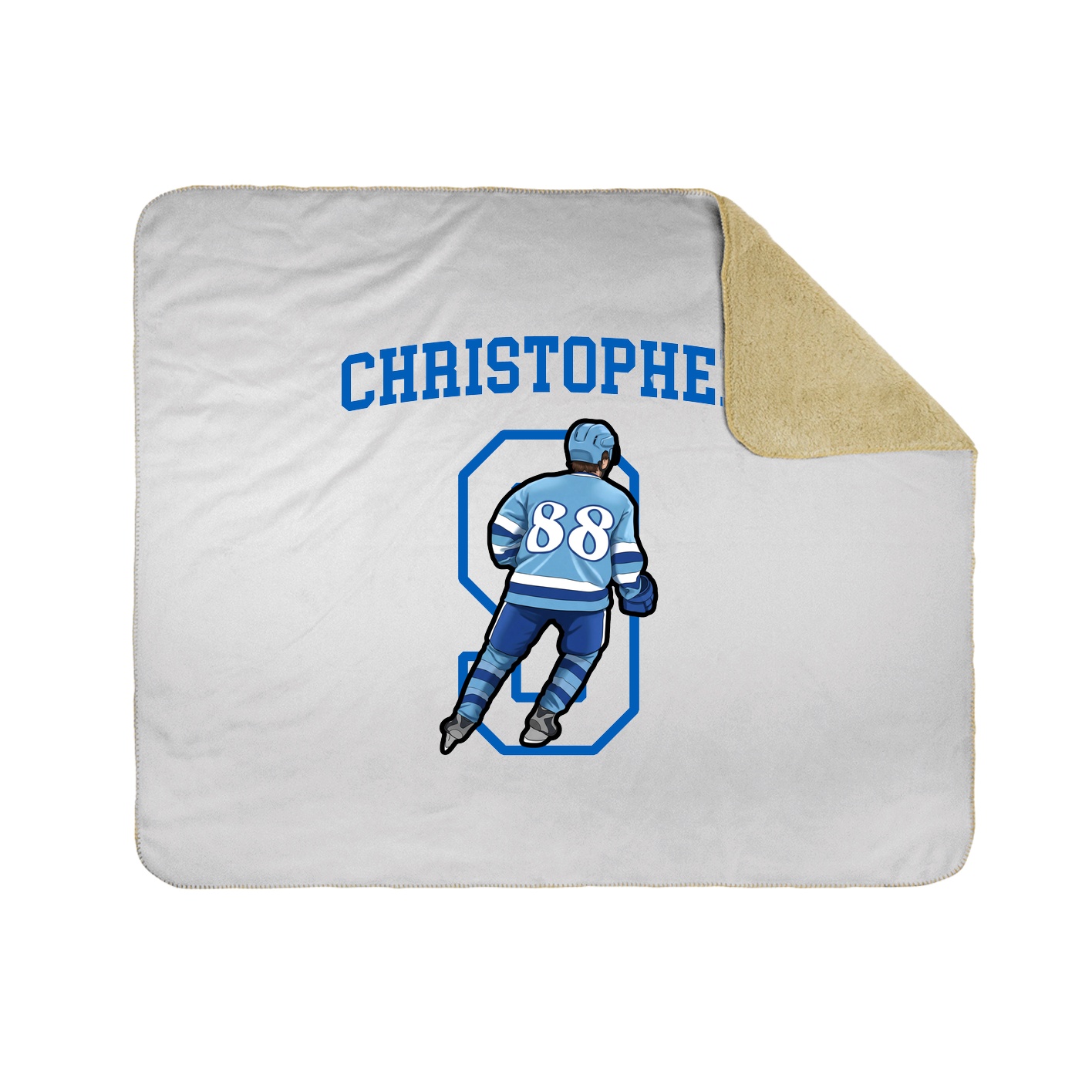50x60 Sherpa Lined Throw Blanket