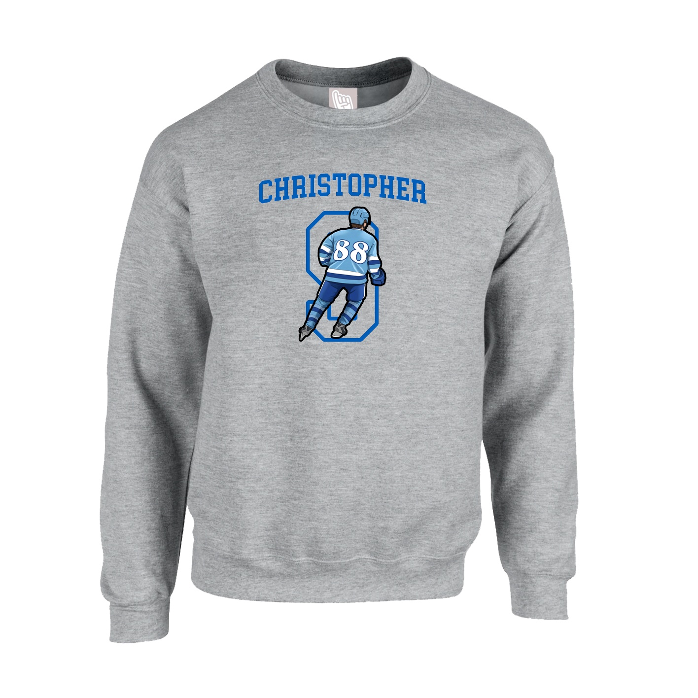 Fleece Crew — Shirsey in Grey