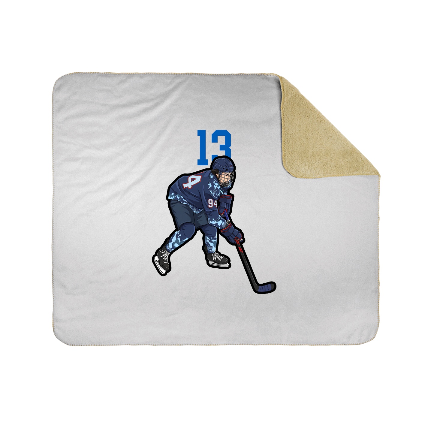 50x60 Sherpa Lined Throw Blanket