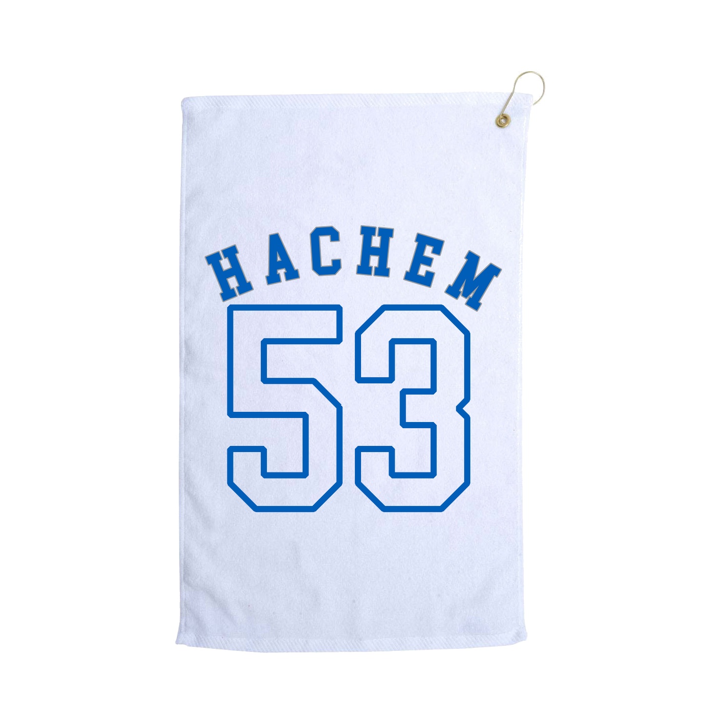 Golf Towel — Shirsey Arch in White