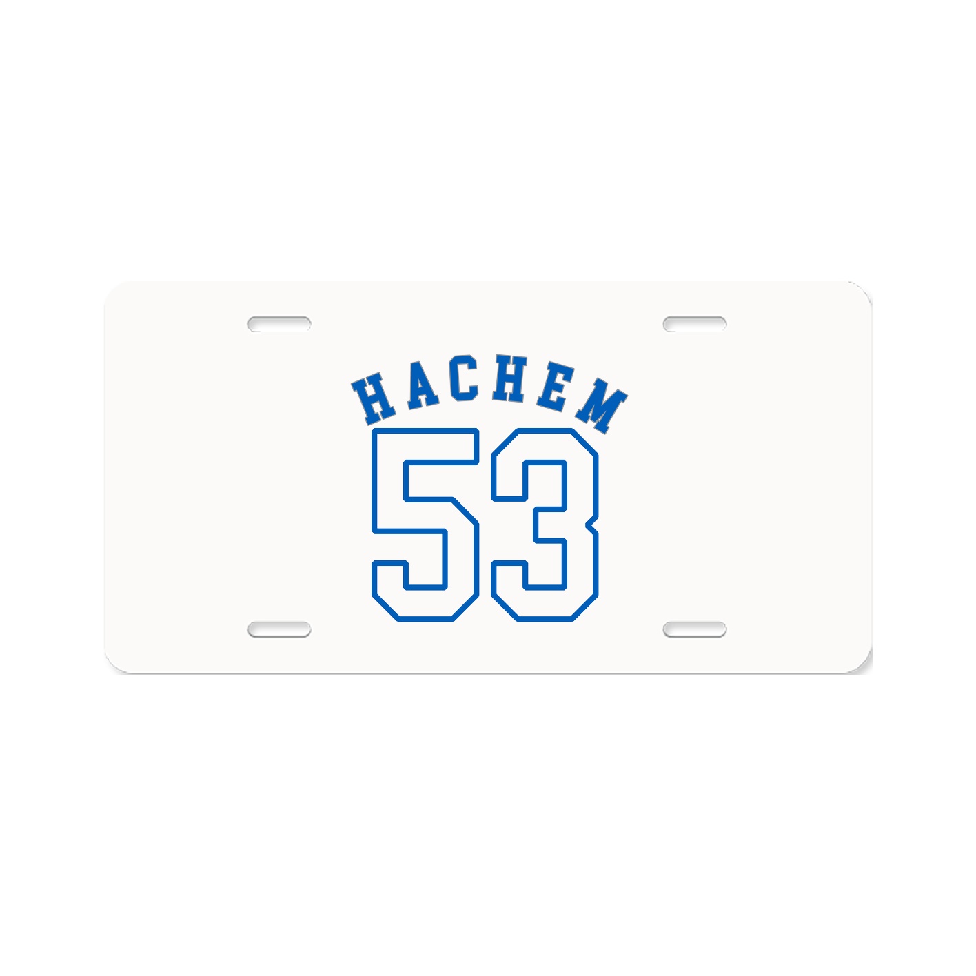License Plate — Shirsey Arch in Classic