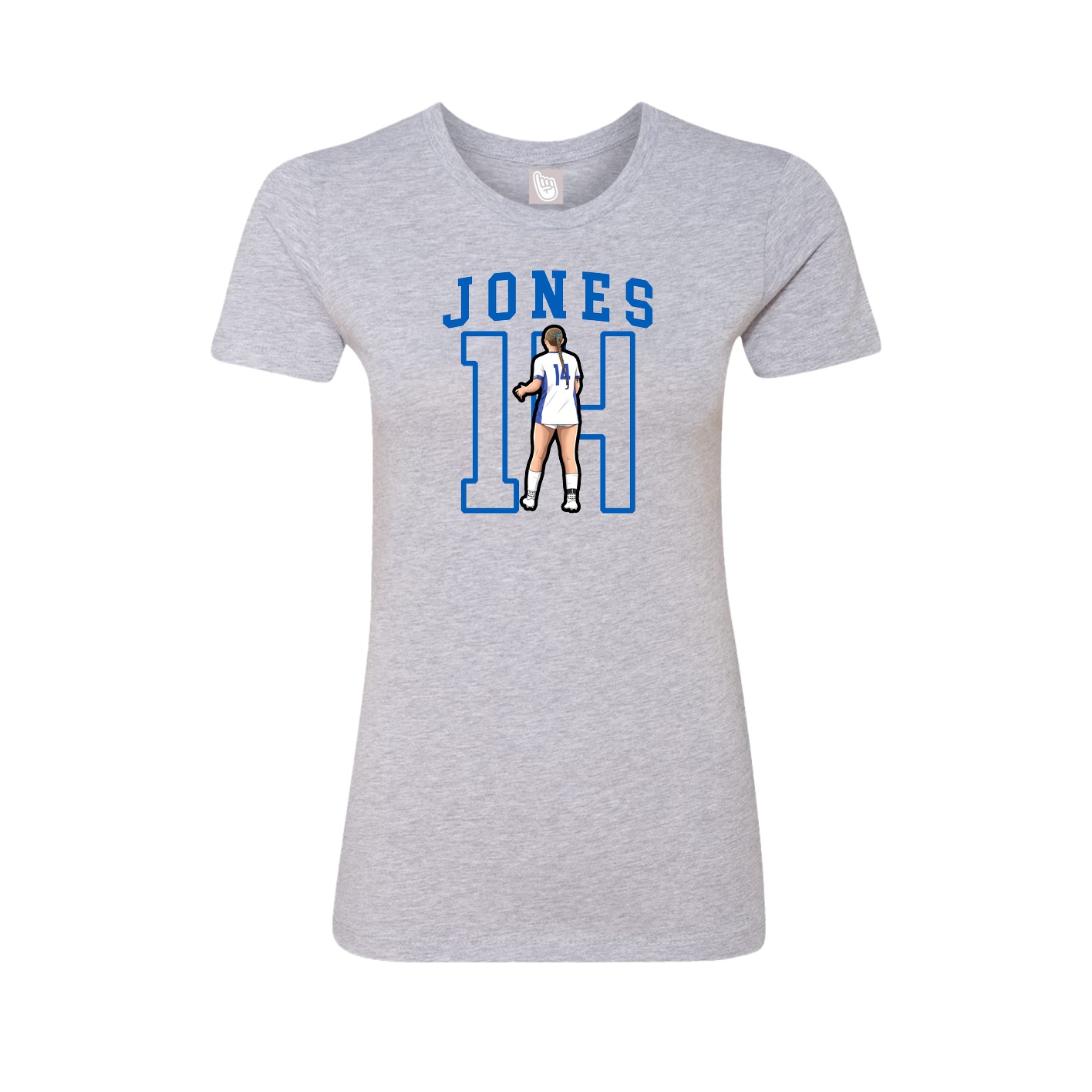 Fitted Women's Tee — Shirsey in Grey