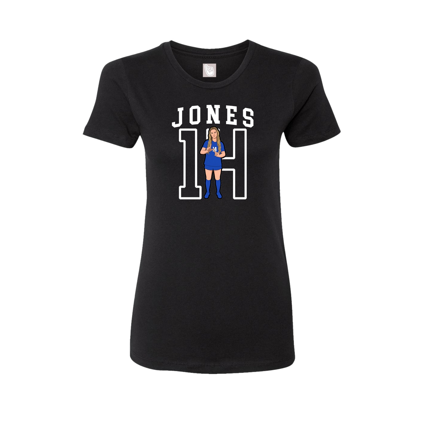 Fitted Women's Tee — Shirsey in Black