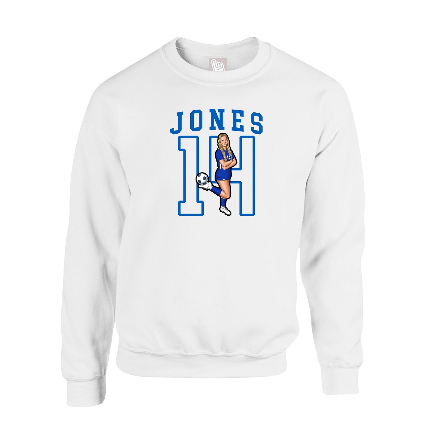 Fleece Crew — Shirsey in White