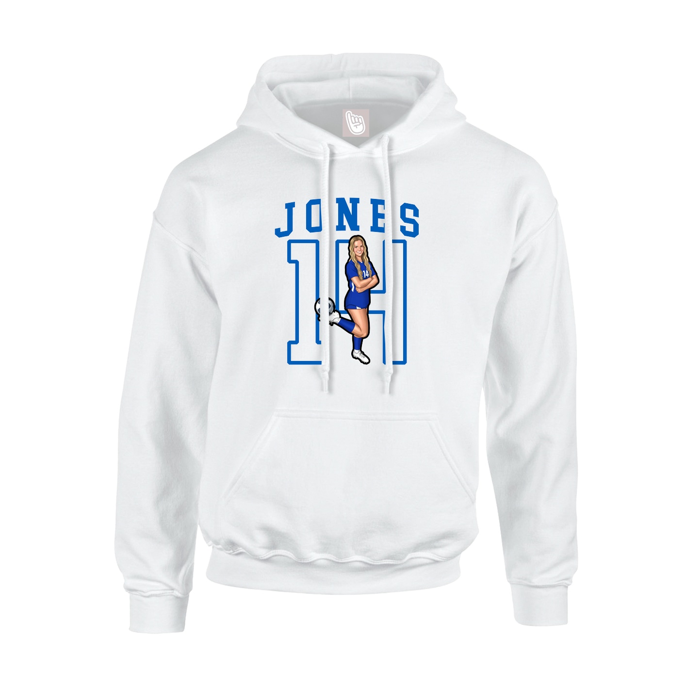 Youth Hoodie — Shirsey in White