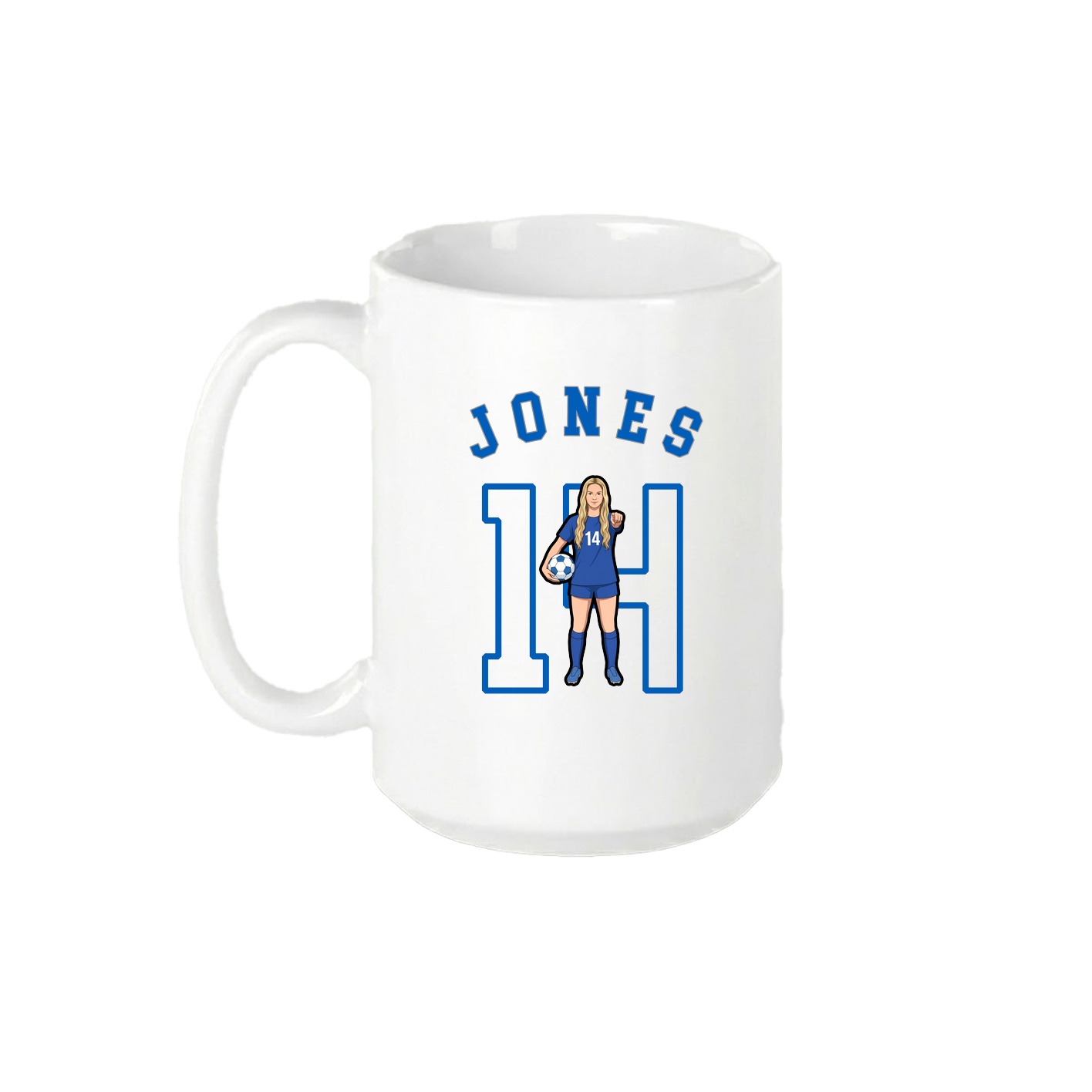 15oz Coffee Mug — Shirsey Arch in White