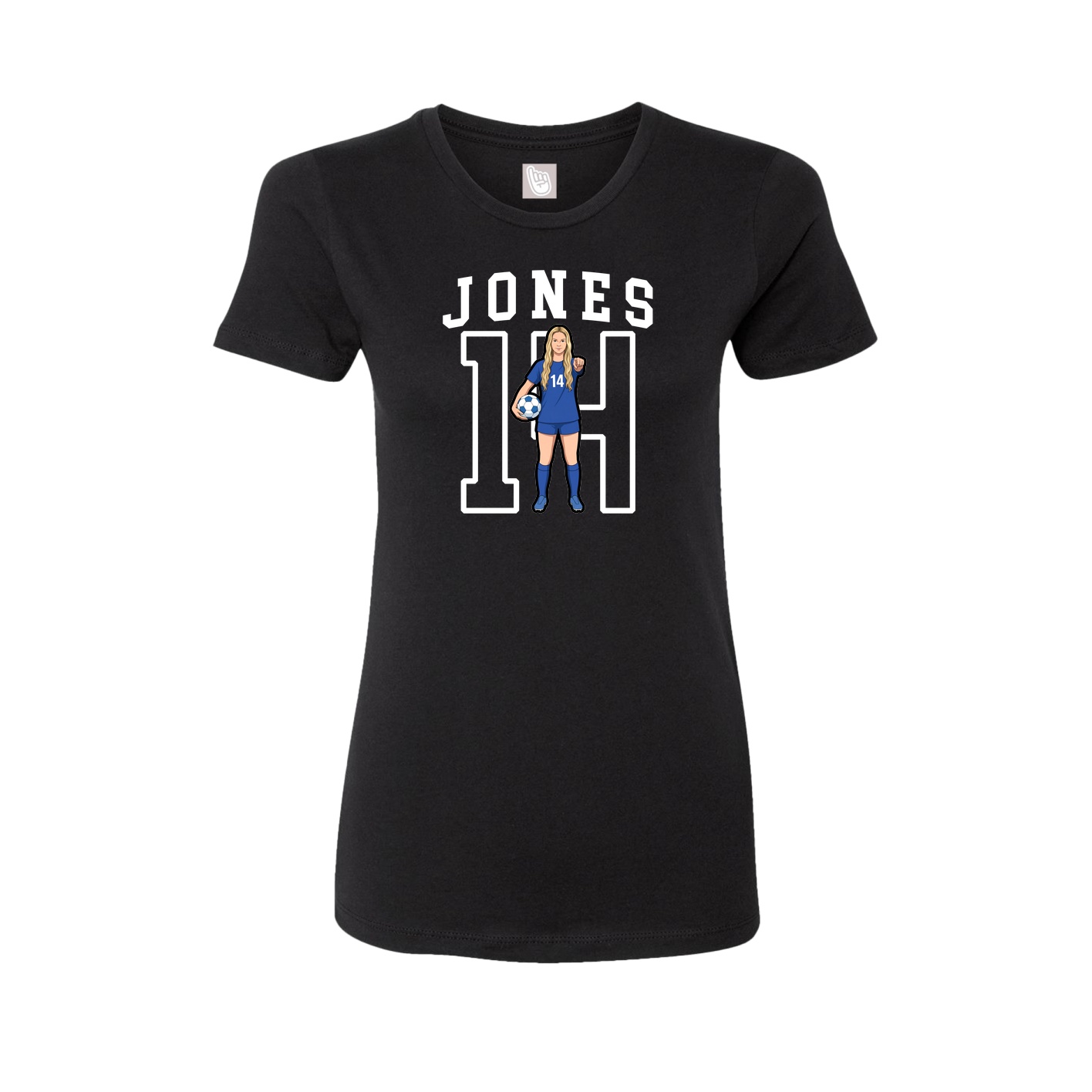 Fitted Women's Tee — Shirsey in Black