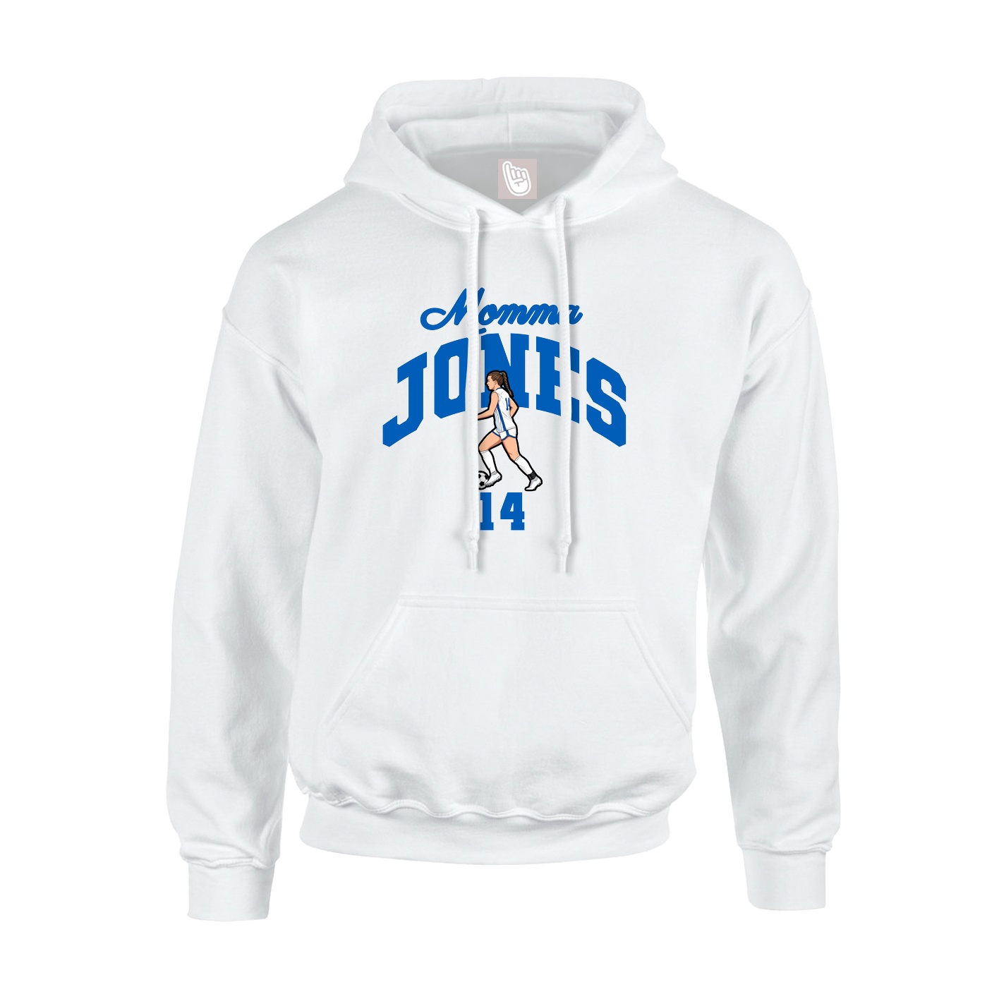 Hoodie — Mothers Day Arch in White