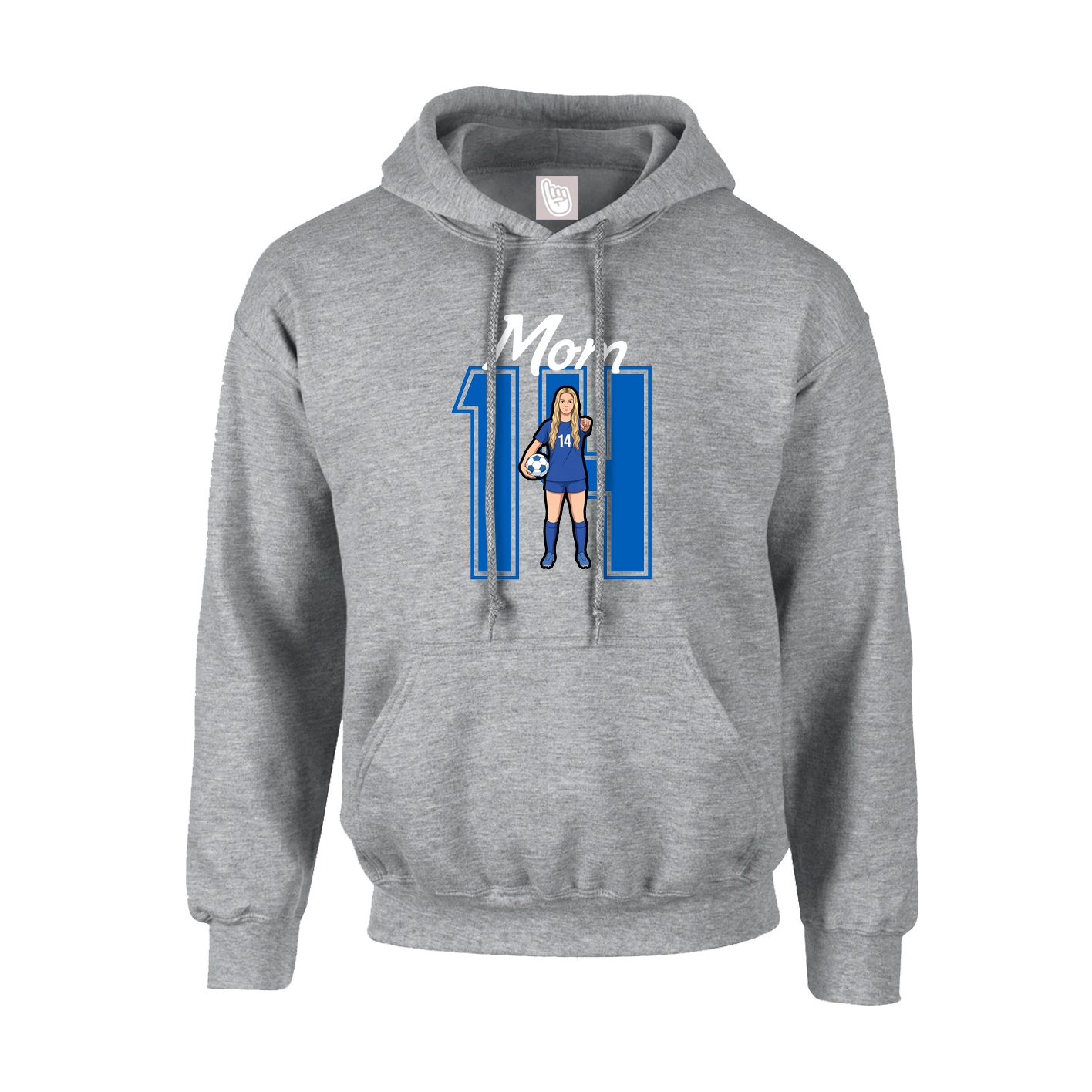 Youth Hoodie — Mothers Day Shirsey in Grey