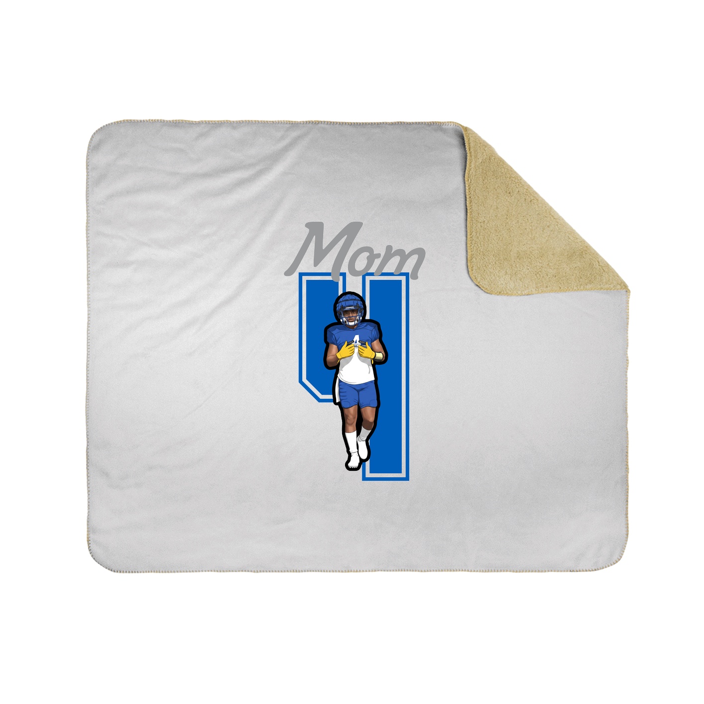 Throw Blanket — Mothers Day Shirsey in White