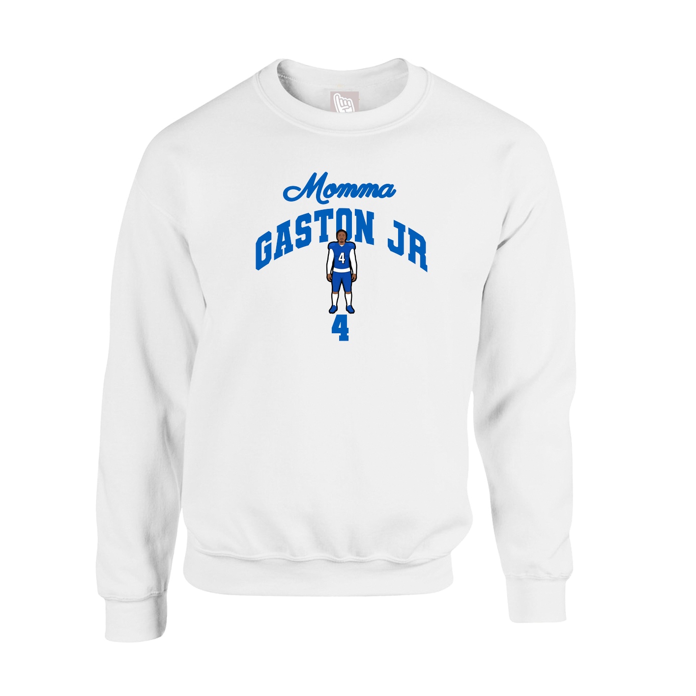 Fleece Crew — Mothers Day Arch in White