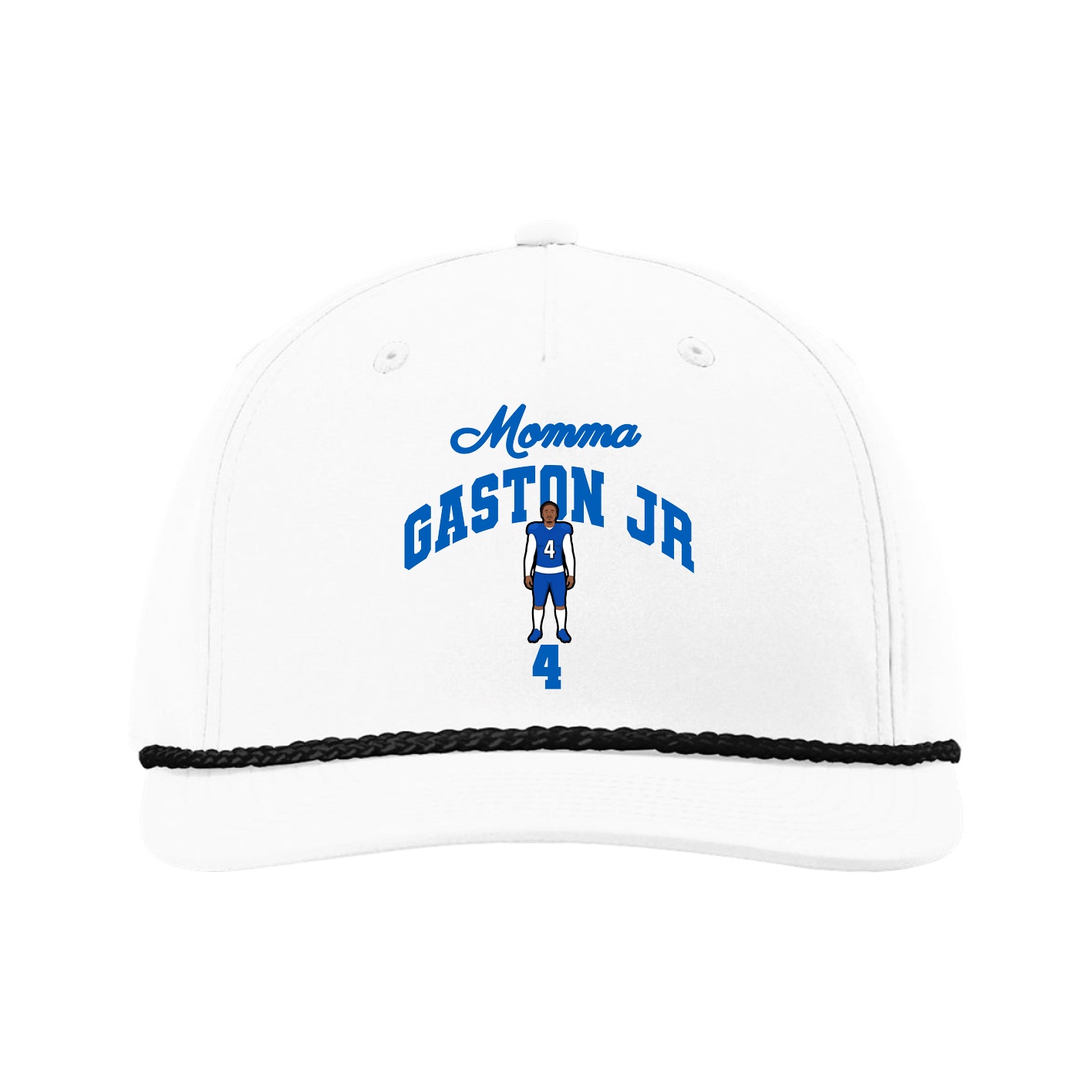 Five-Panel Classic Rope Cap — Mothers Day Arch in White