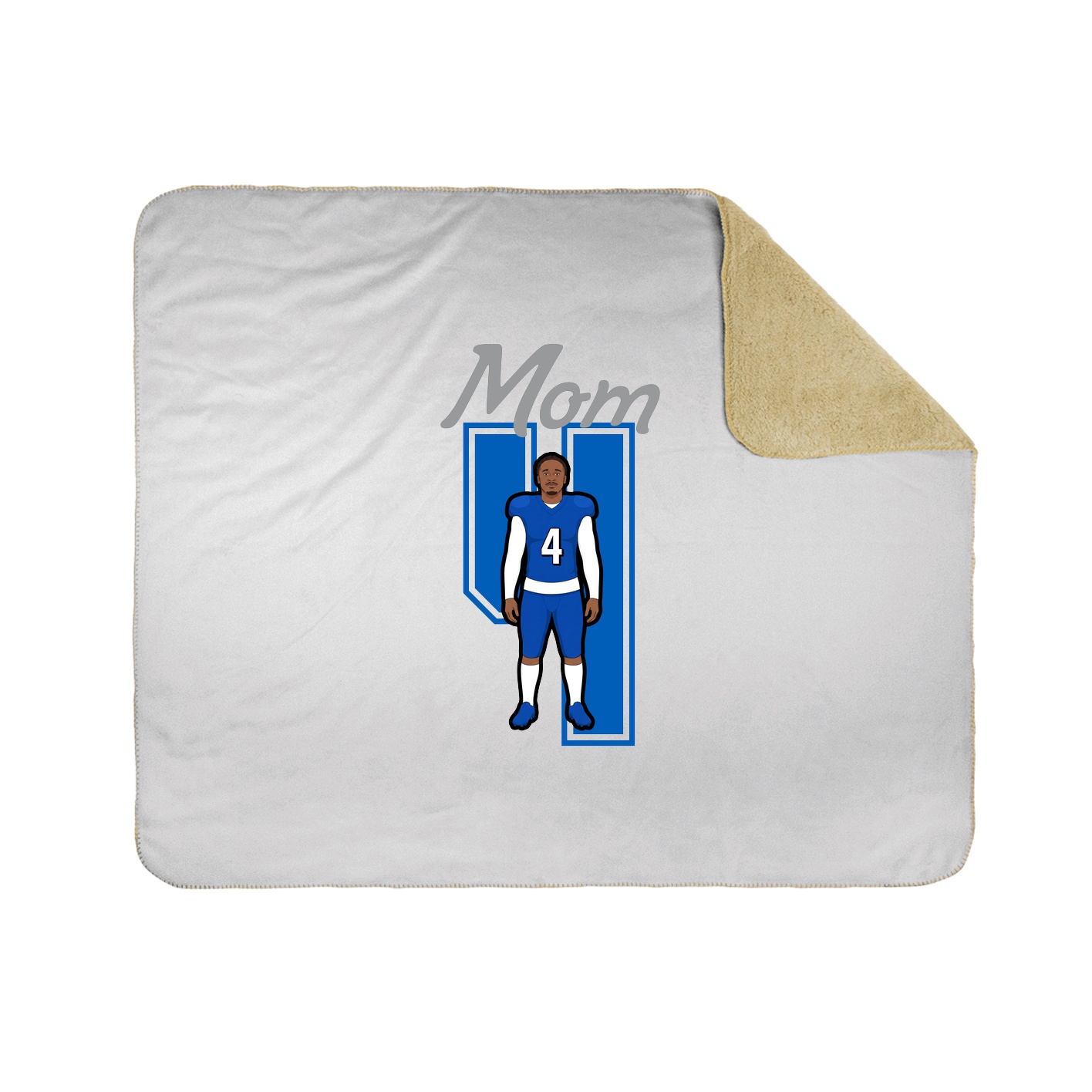 Throw Blanket — Mothers Day Shirsey in White