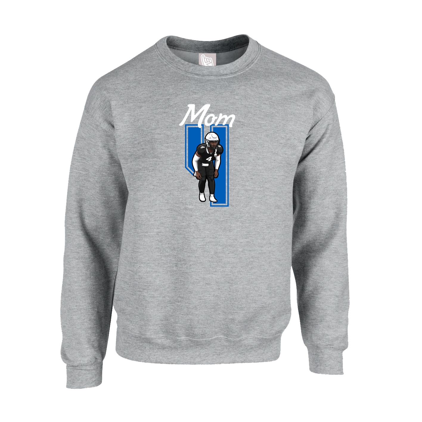 Fleece Crew — Mothers Day Shirsey in Grey