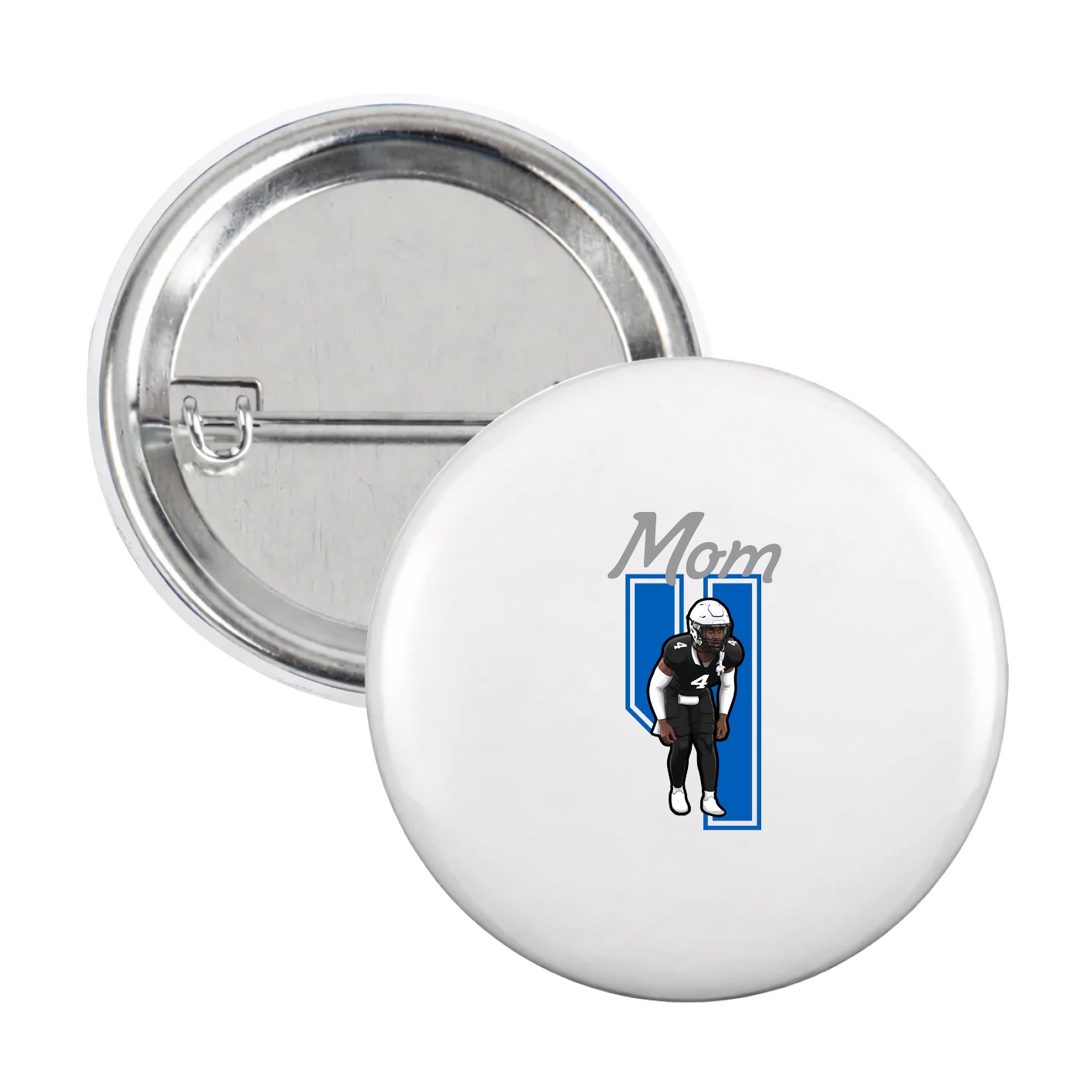 Game Day Button — Mothers Day Shirsey in White
