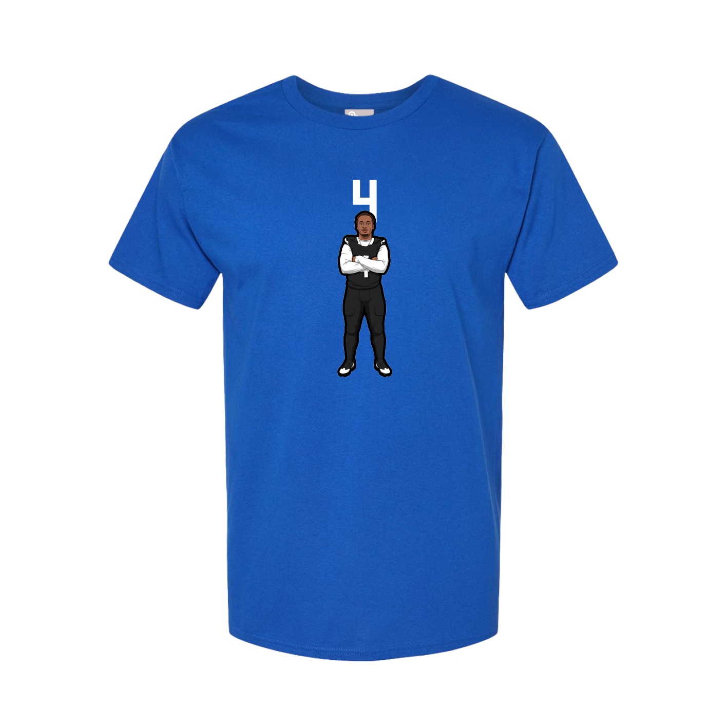 Youth Tee — Number Top in Royal