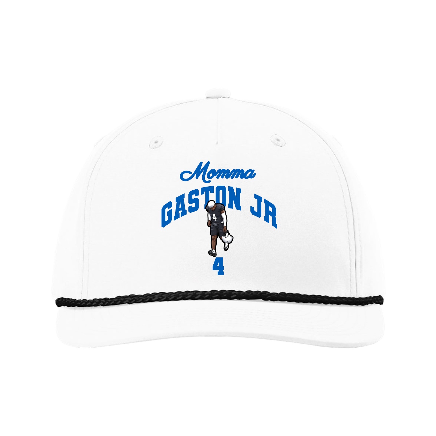 Five-Panel Classic Rope Cap — Mothers Day Arch in White