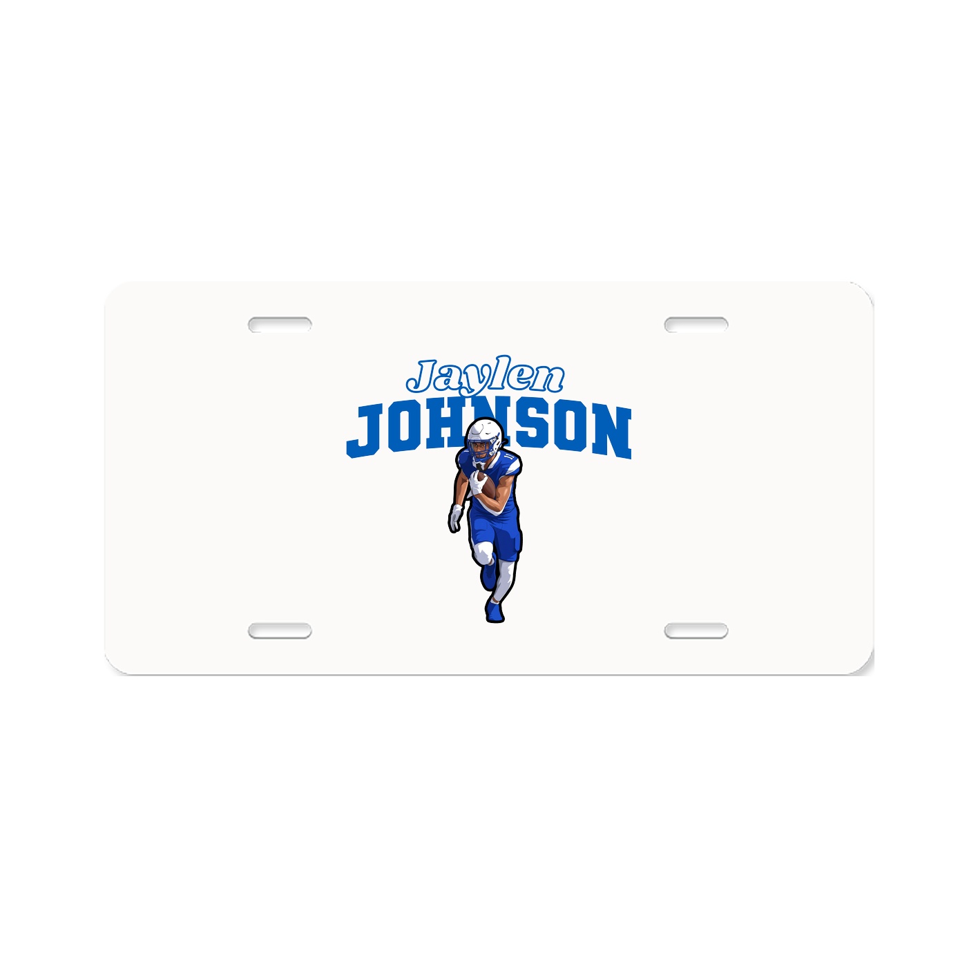 License Plate — Name Arch in Classic