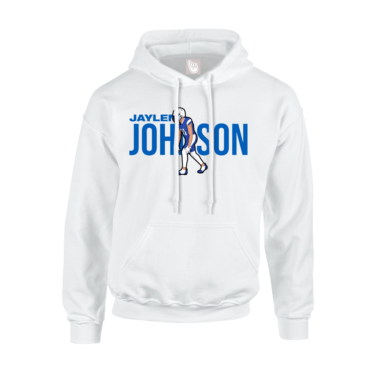 Hoodie — Player Name in White