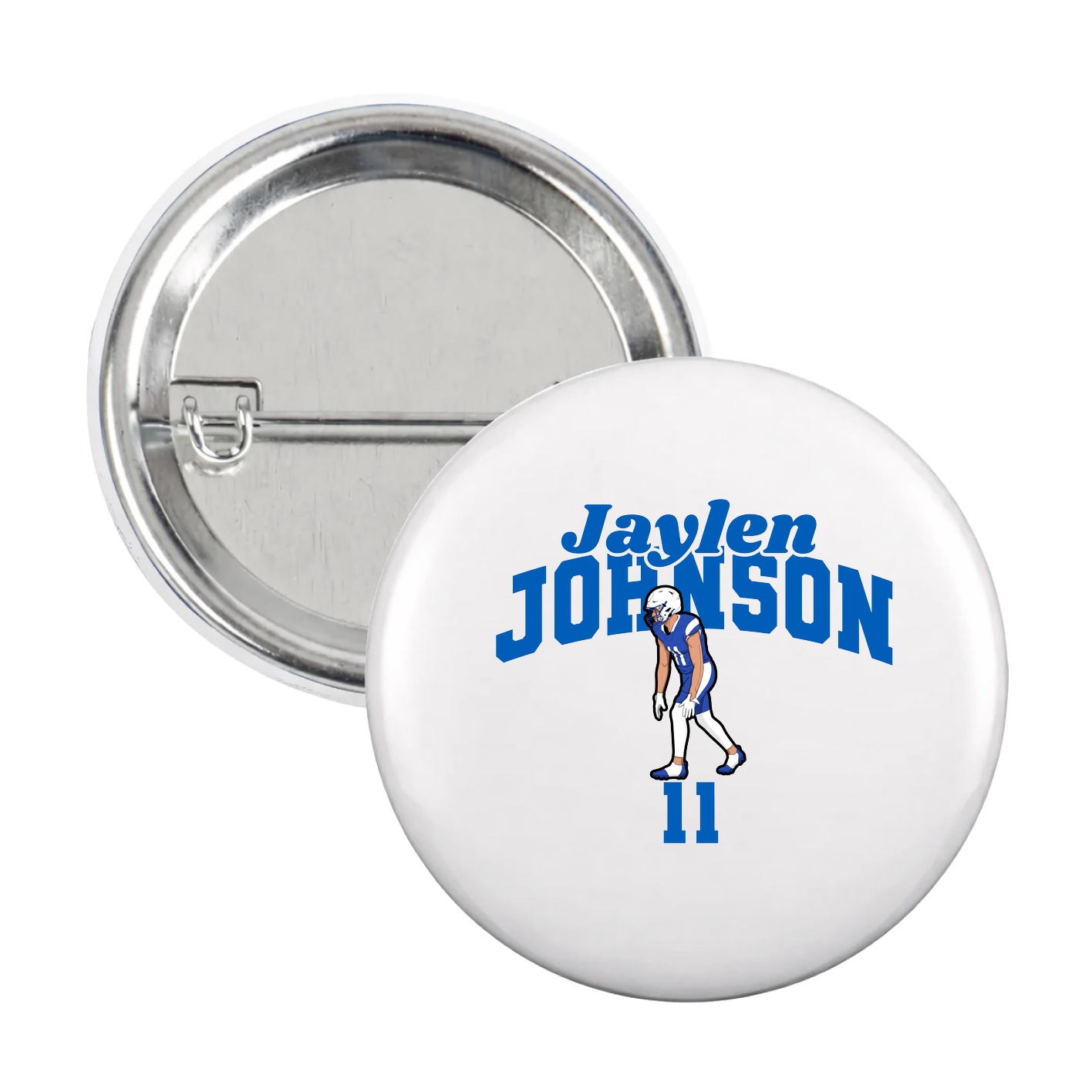 Game Day Button — Signature Arch in White
