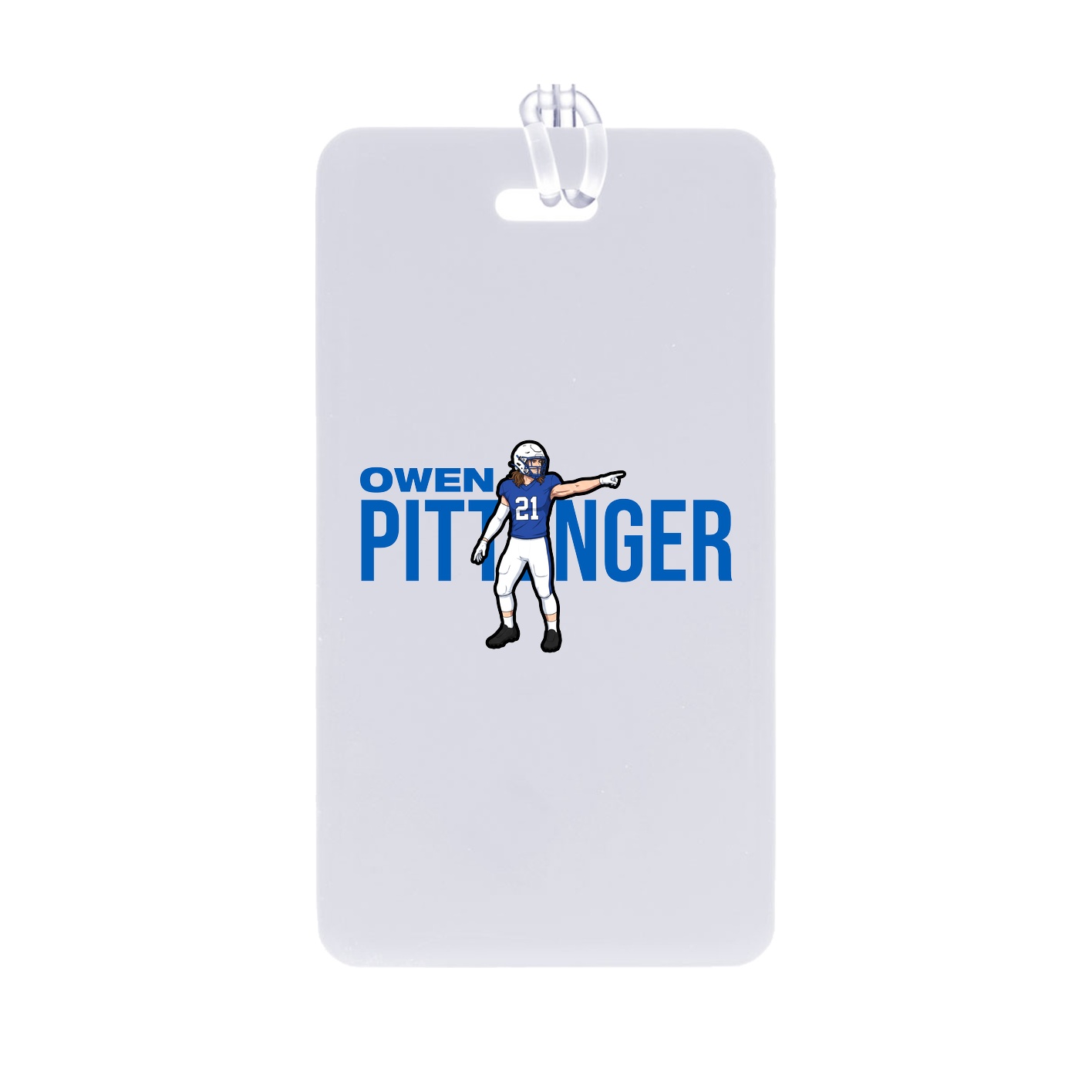 Bag Tag — Player Name in Classic