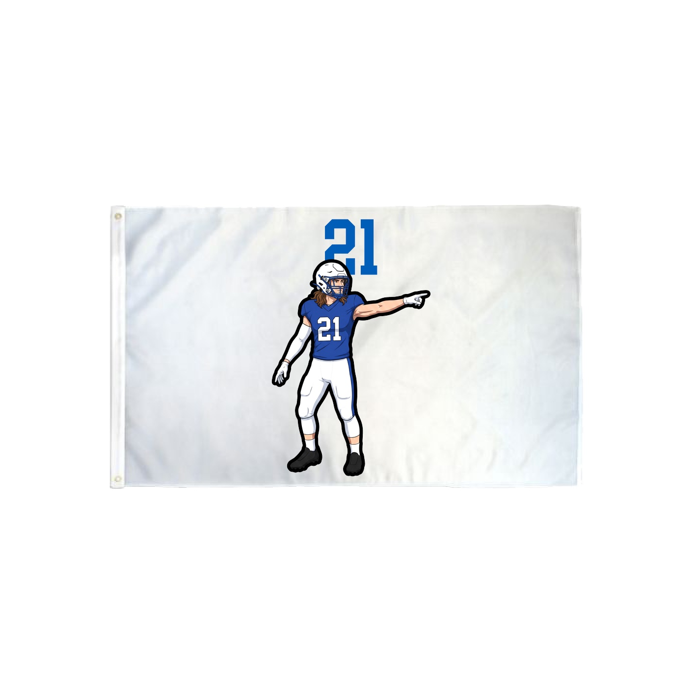 3x5 Flag — Number Top in Classic