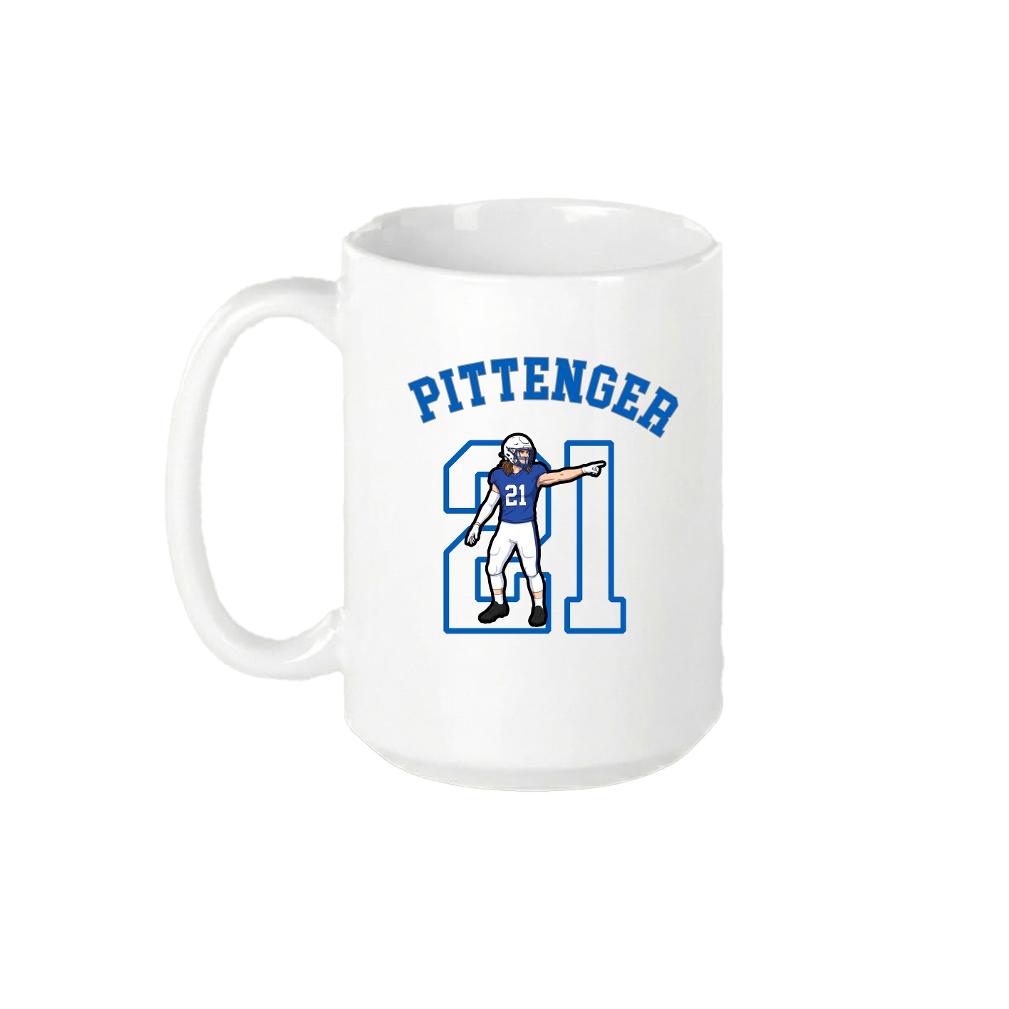 15oz Coffee Mug — Shirsey Arch in White
