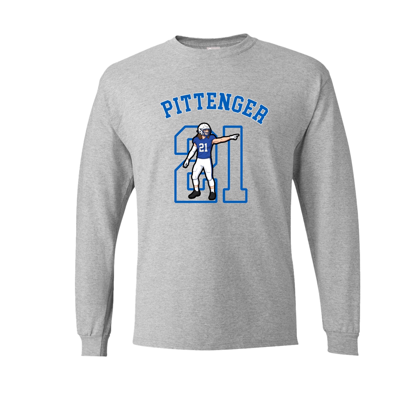 Long Sleeve Tee — Shirsey Arch in Grey