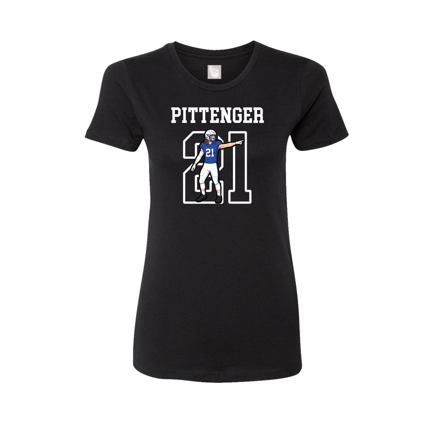 Fitted Women's Tee — Shirsey in Black