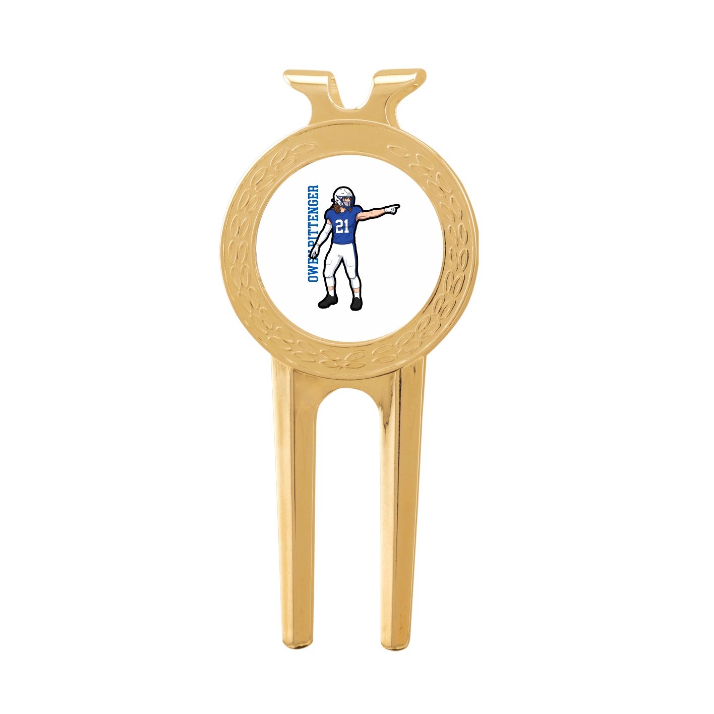 Divot Tool with Ball Marker — Name Vertical in Classic