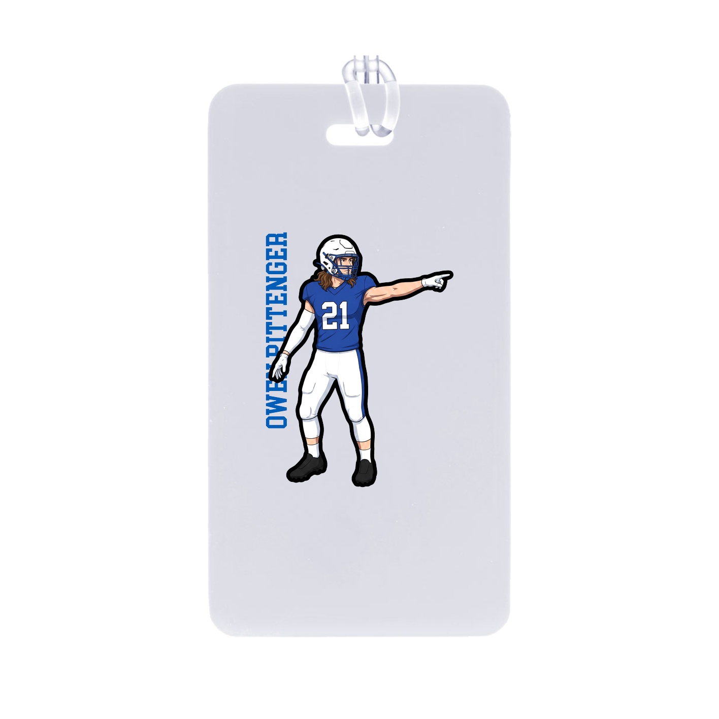 Bag Tag — Name Vertical in Classic