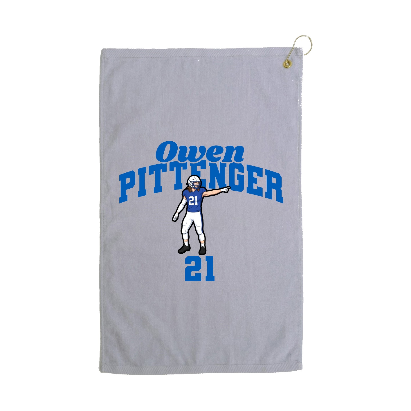 Golf Towel — Signature Arch in Grey