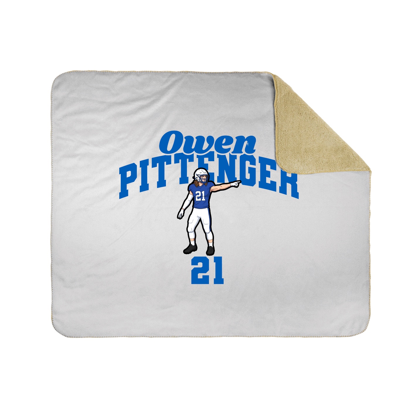 Throw Blanket — Signature Arch in White