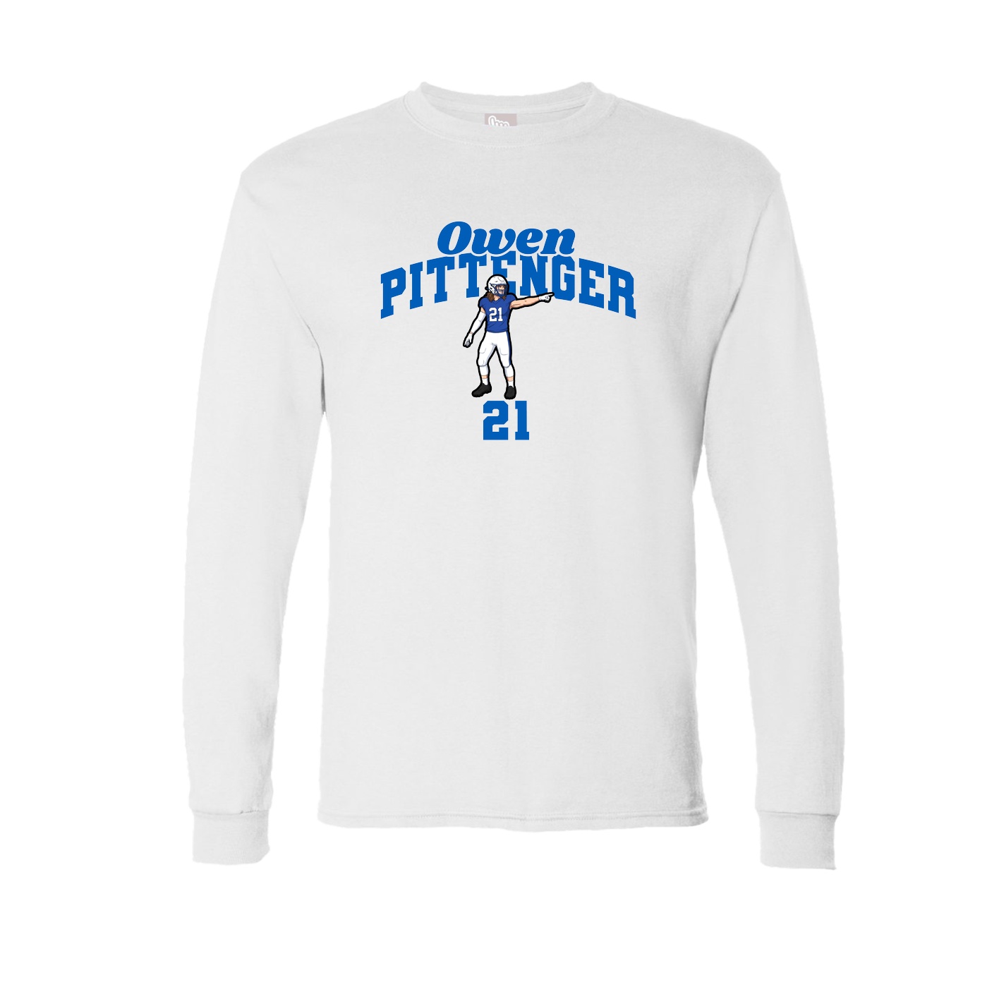 Long Sleeve Tee — Signature Arch in White