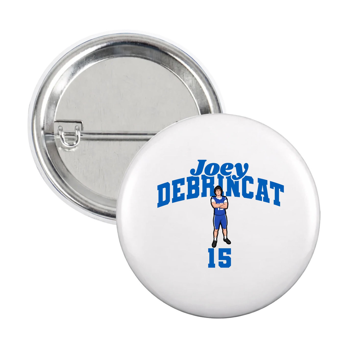 Game Day Button — Signature Arch in White