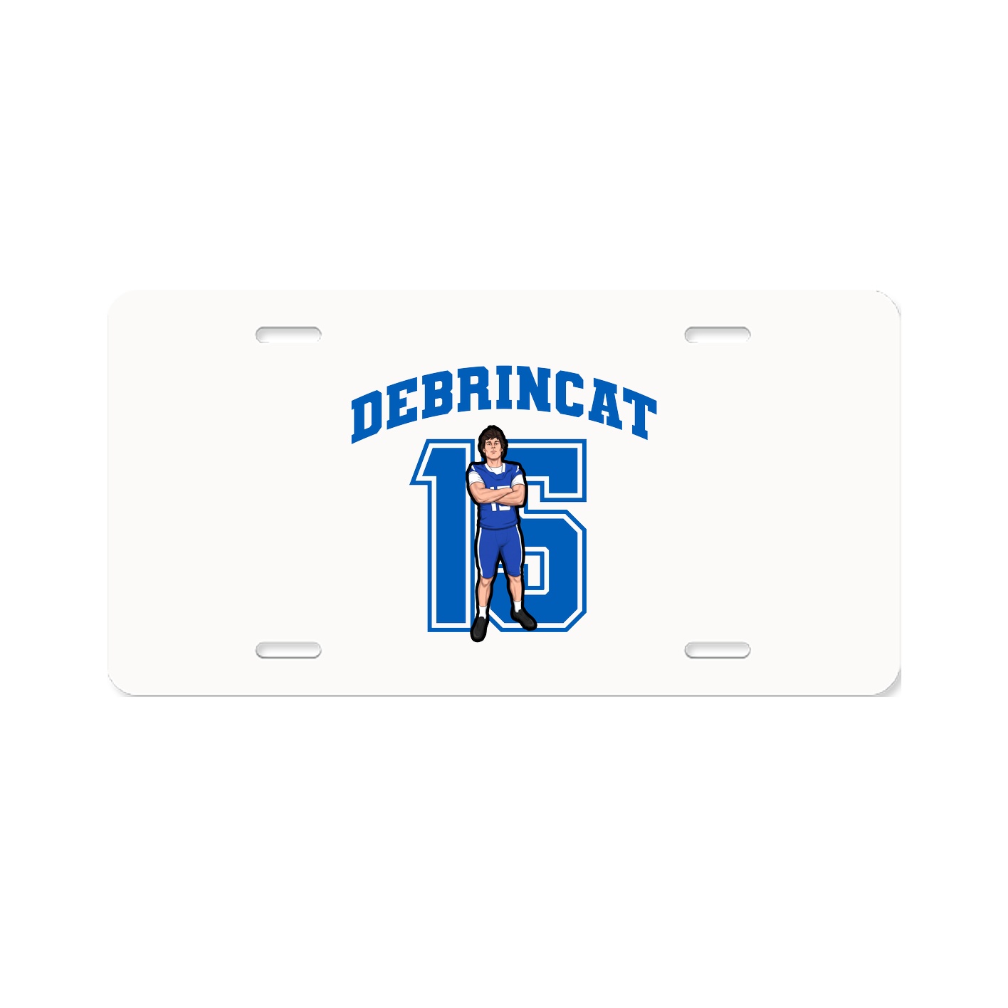 License Plate — Number in Classic