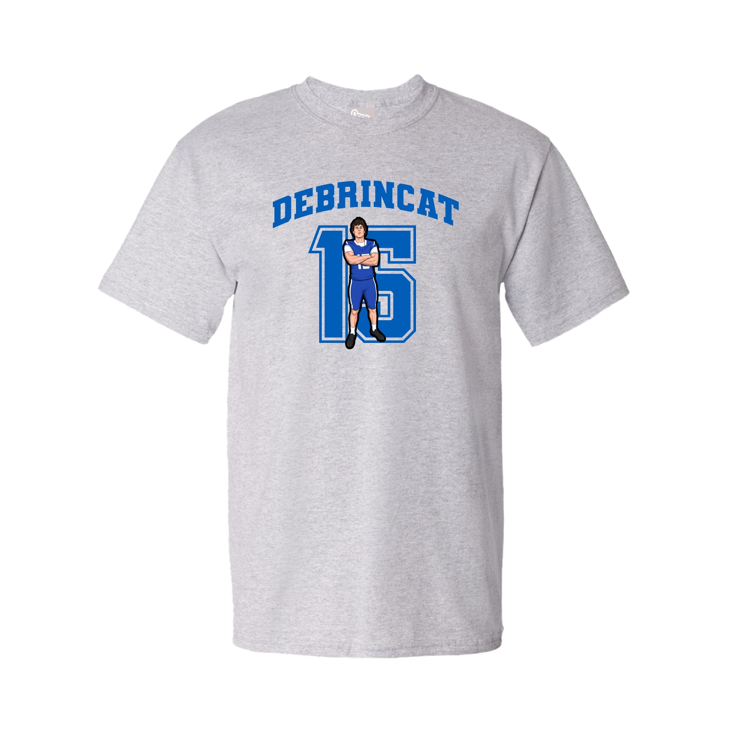 Youth Tee — Number in Grey